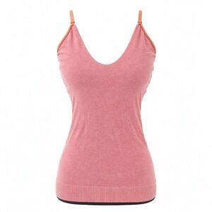 prAna Pink Cami Tank Top M | Organic Cotton Yoga Athleisure Top